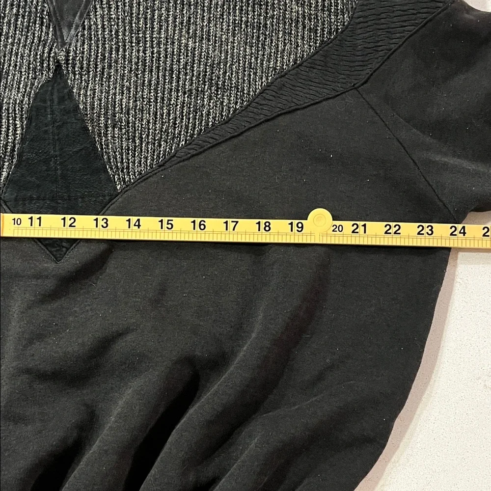Men's Black Crewneck Sweater